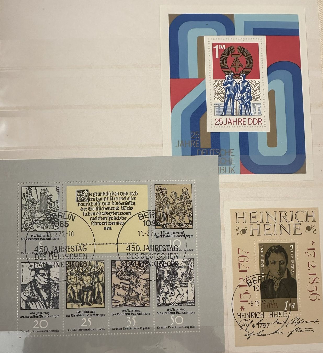 Tutti i francobolli: Briefmarken DDR – Nuovo (secondo la descrizione) da Solothurn venduto da Miracle11 1