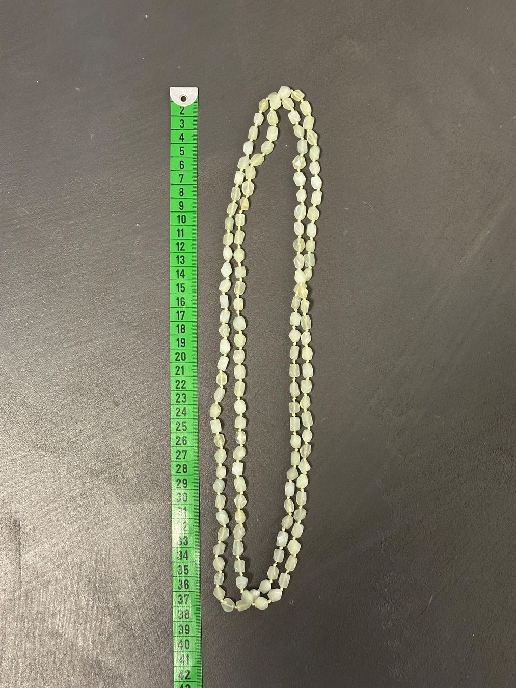 Catenine: Wunderschöne Jade Kette, hellgrün, Sommer Accessoire! – Usato da Hochwald venduto da M-M-S 3
