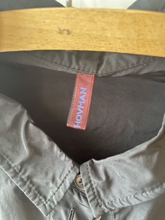 Schwarze Langarmbluse von HOVMAN, Grösse L