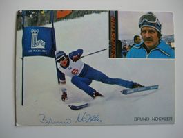 BRUNO NÖCKLER AUTOGRAMMKARTE RARITÄT TOP