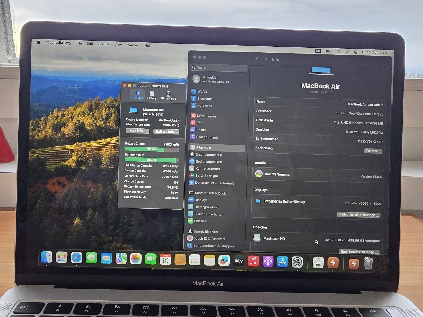 Apple Notebook: Apple MacBook air 8/512 95% akku mit Hülle – Usato da Biberist venduto da Volo28 2