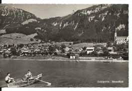Lungern OW See Boot Strandbad 1955 sehr gut erhalten