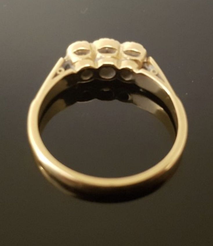 Anelli: Brillantring Gr. 56 Gelbgold 750 – Usato da Wiesendangen venduto da A1R1 4