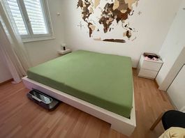 Komplettes Bettset 200x200 inkl. Muun Matratze, Bettwäsche