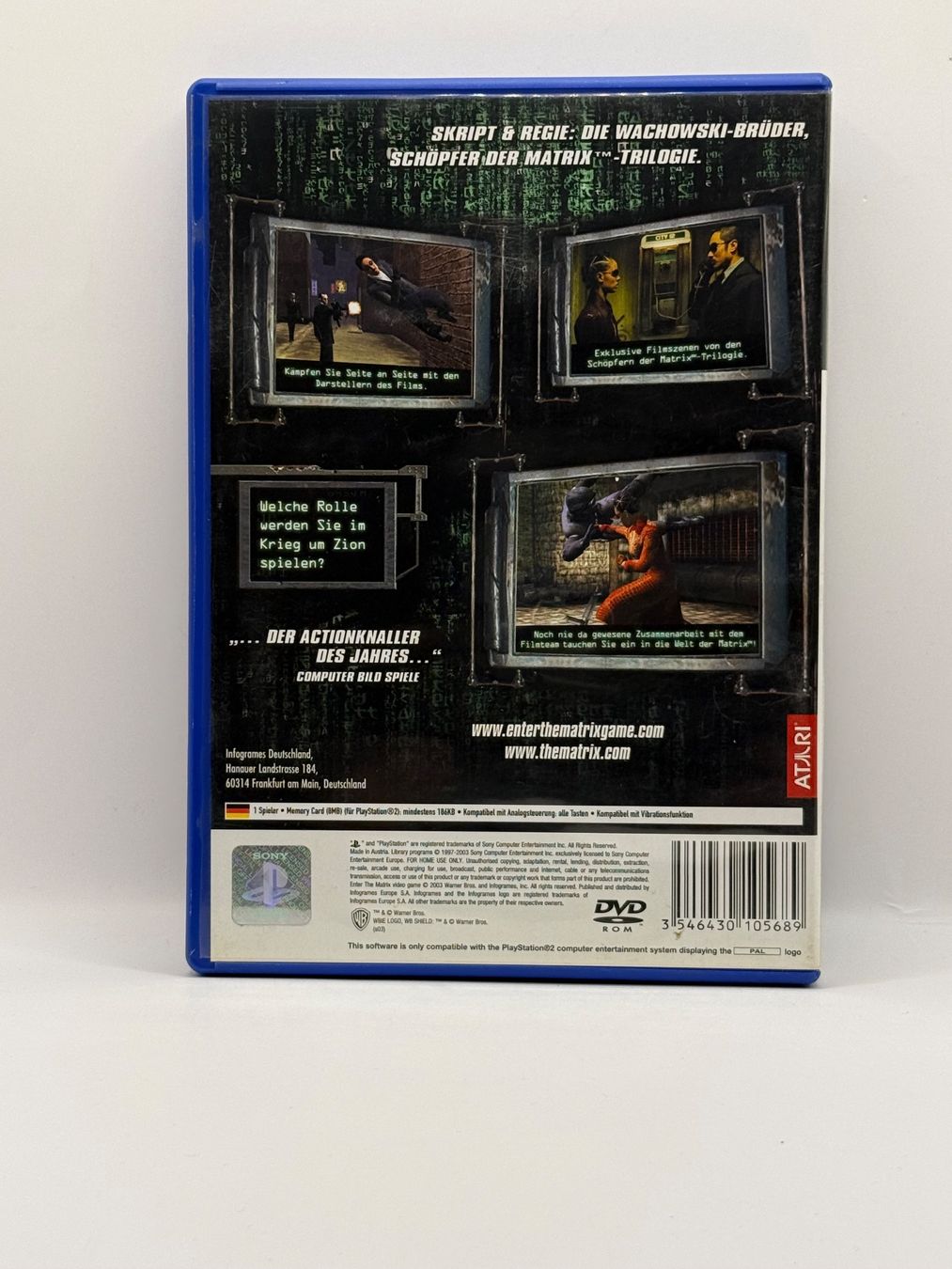 Atari Spiele: Enter The Matrix - Playstation 2 - CIB – Gebraucht aus Dietikon von gab_qz7y 1