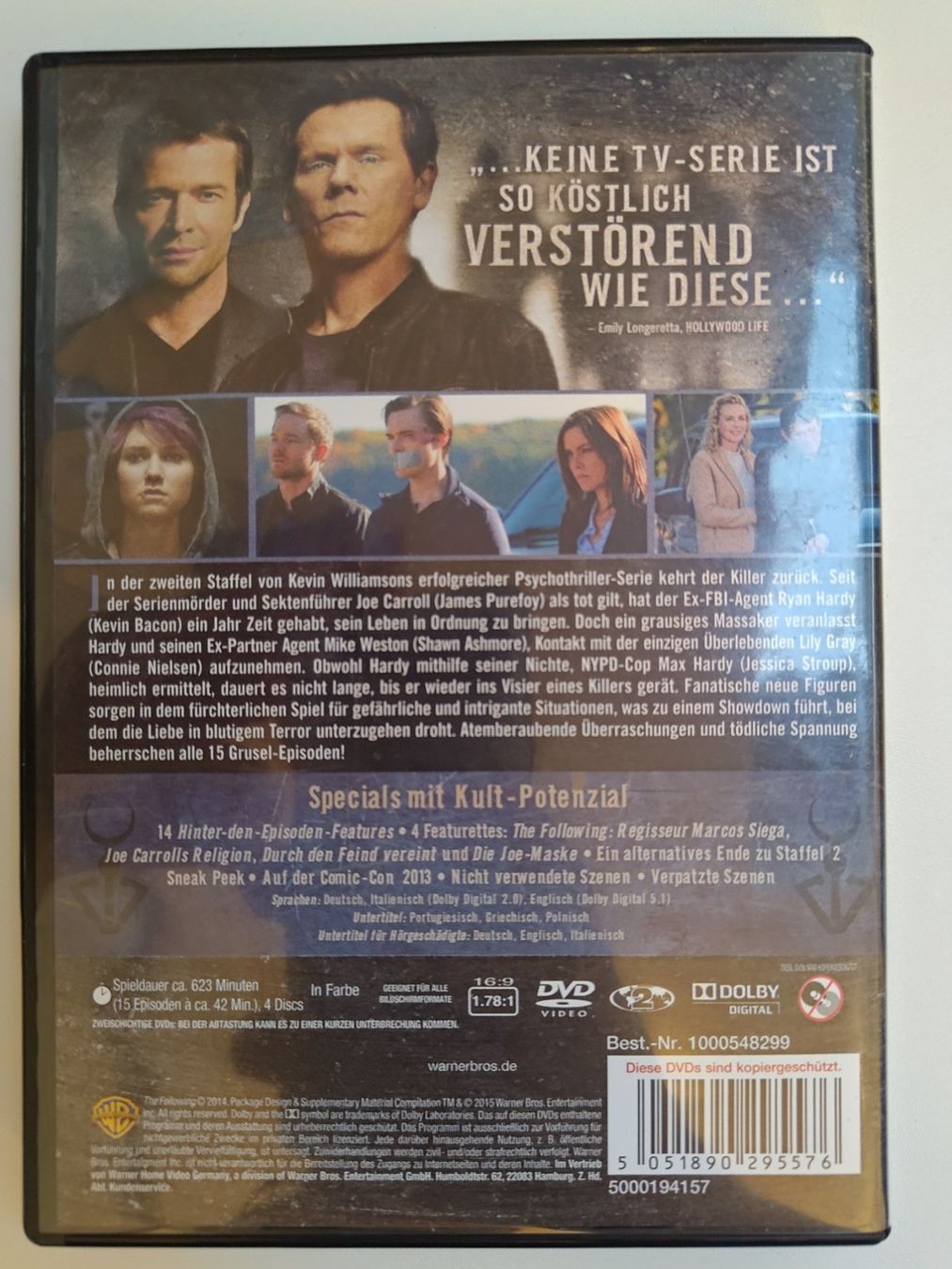 Alle DVDs: The Following - Staffel 1 & 2 – Gebraucht aus Liestal von Kratzilla 5