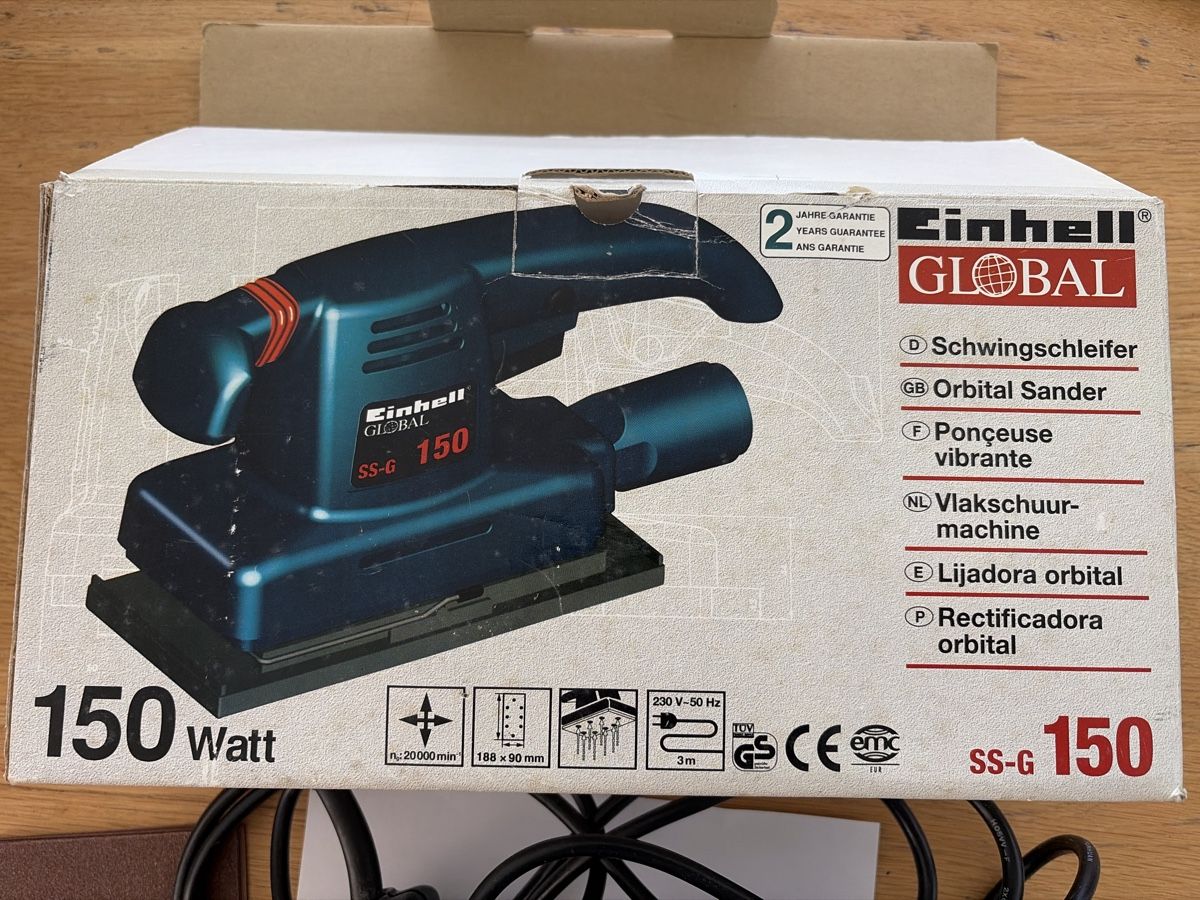 Einhell Aiguiseuses & polisseuses: Ponceuse vibrante  Einhell Global, modèl – D'occasion à Echallens par JAR69