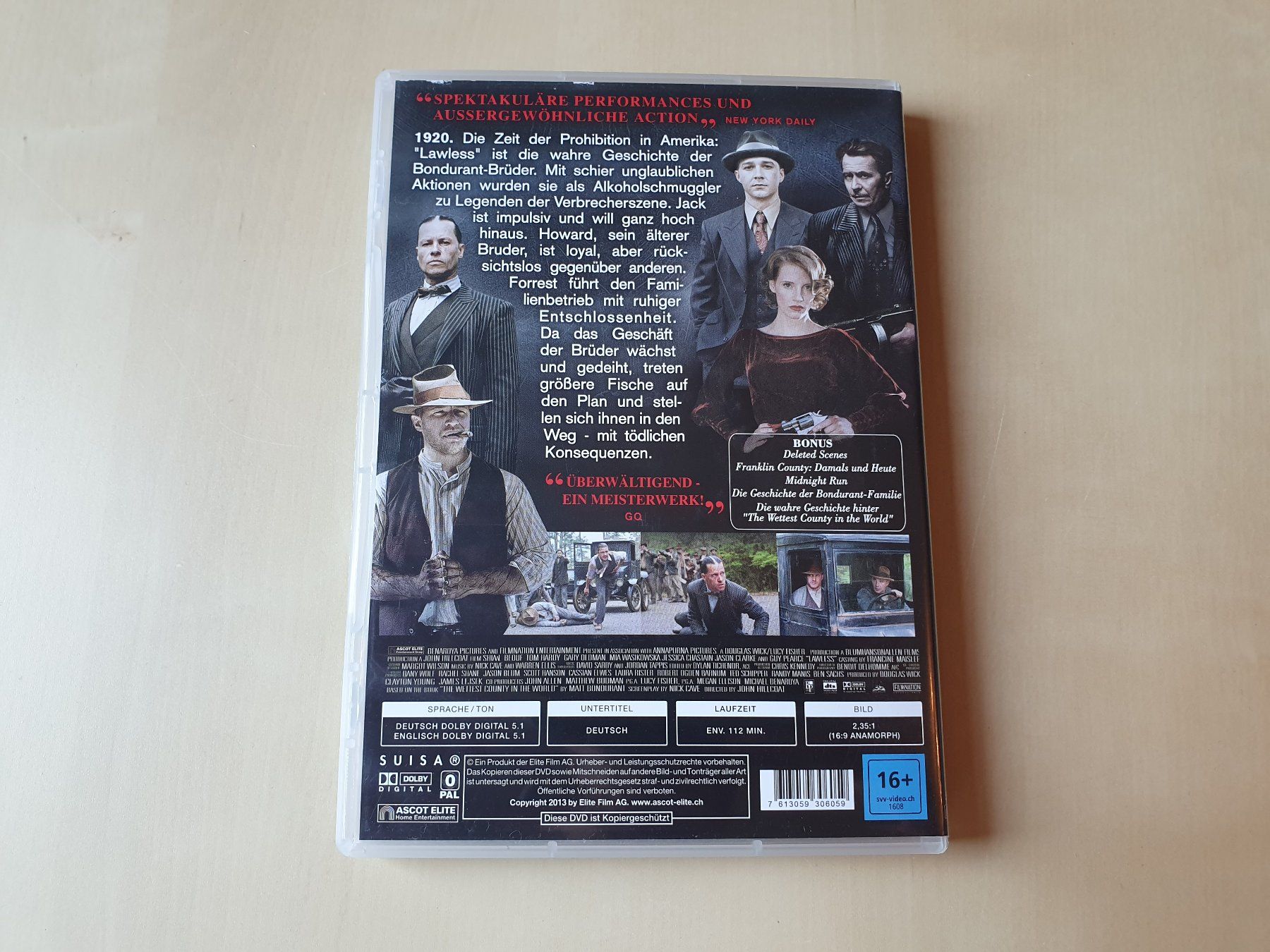 Tutti i DVDs: Lawless – Usato da Stansstad venduto da collectorsshop 1