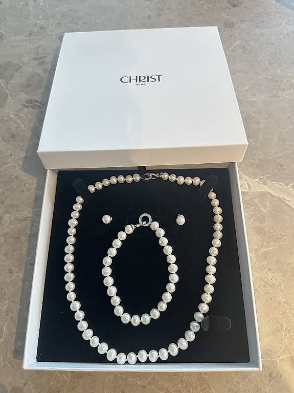 Catenine: Collier-Armband-Ohringe, Perlen-Set – Usato da Winterthur venduto da val_lx8d