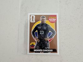 Moisés Caicedo bronze FIFA WM 2026 Extra Sticker Panini