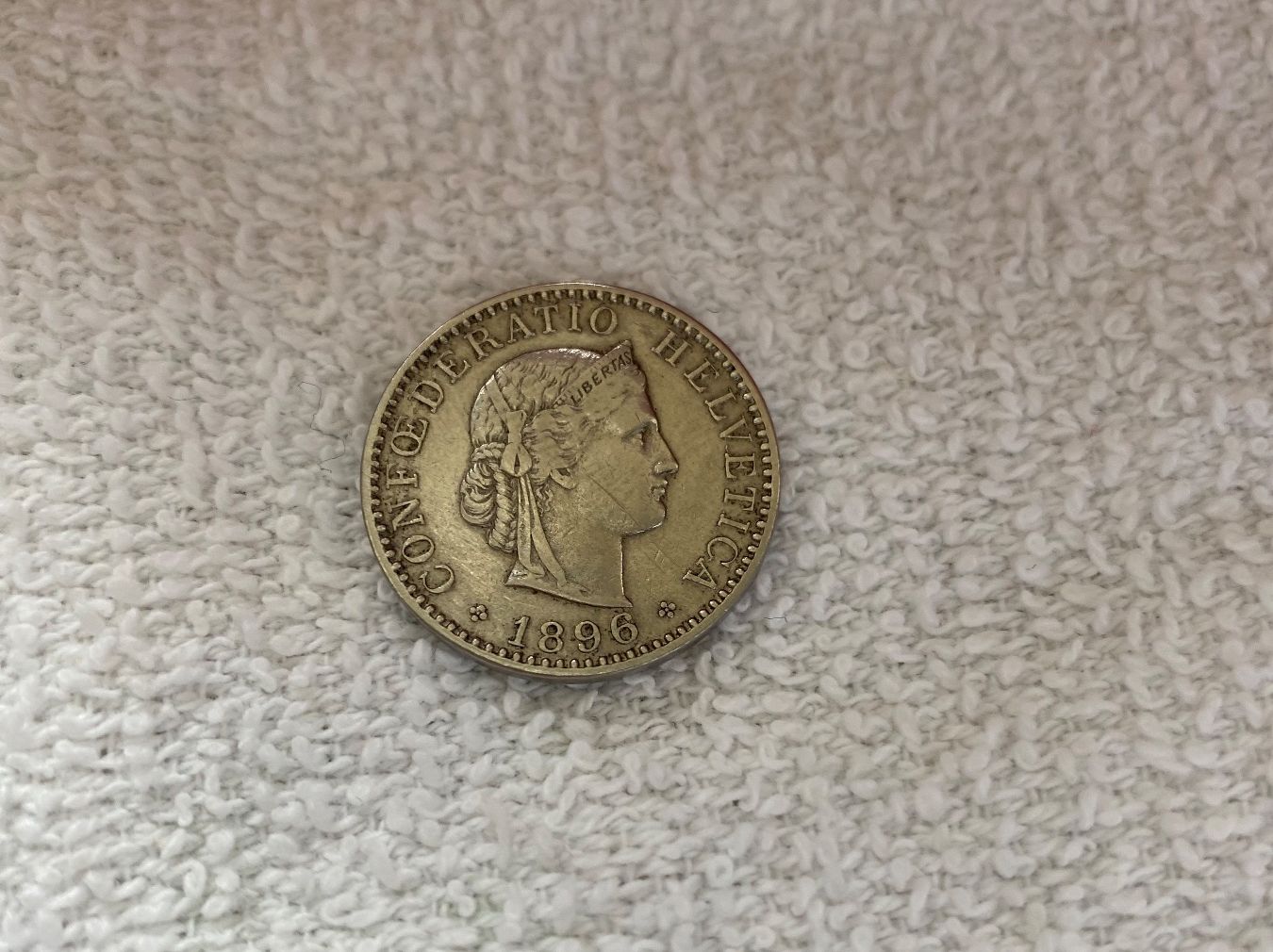 Tutti le monete: 20 centimes/Rappen 1896 – Usato da Nyon venduto da Ilmi09