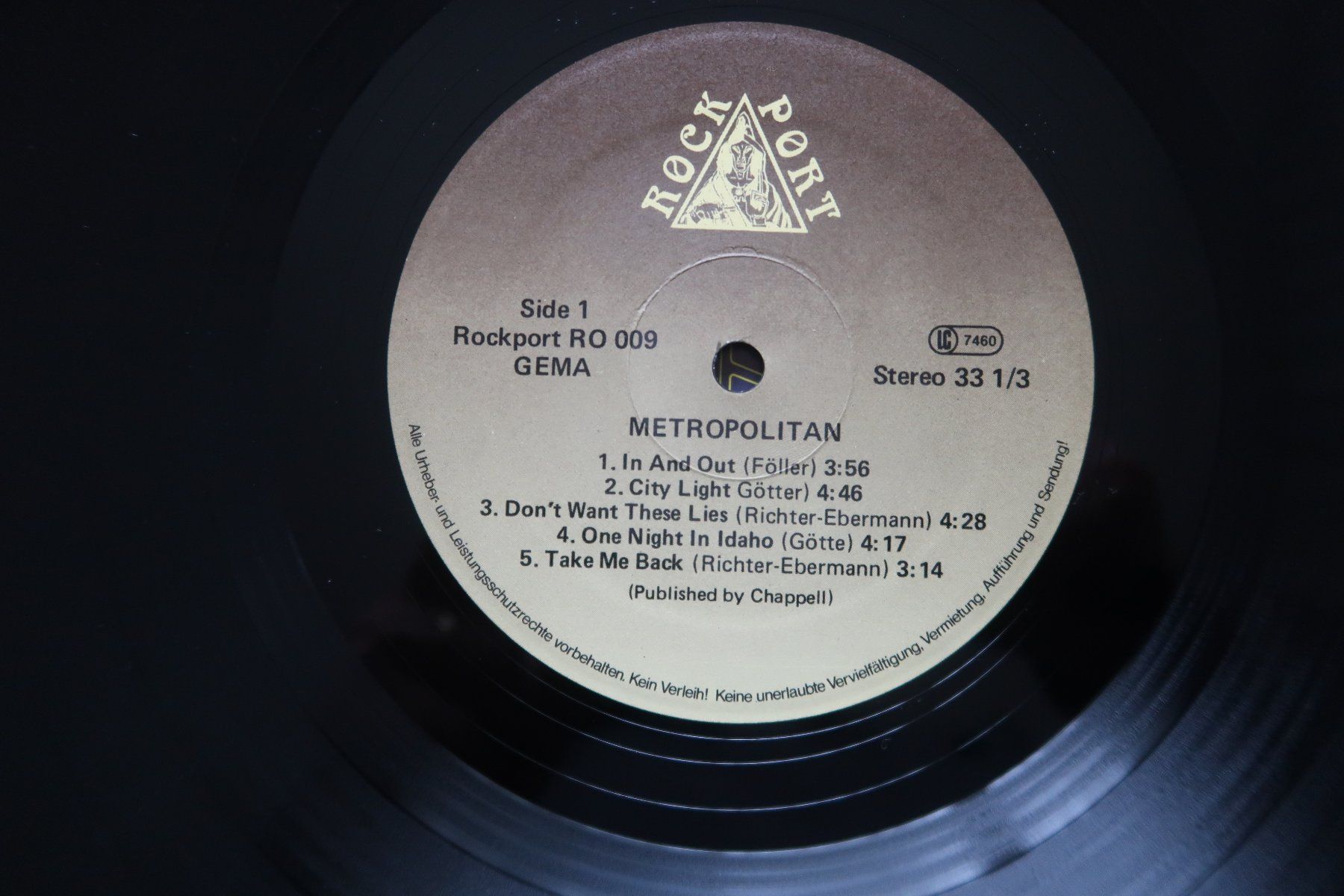 Schallplatten: METROPOLITAN - ST - KRAUTROCK EX- BIRTH CONTROL - VINYL LP – Gebraucht aus Basel von Patiscat 2