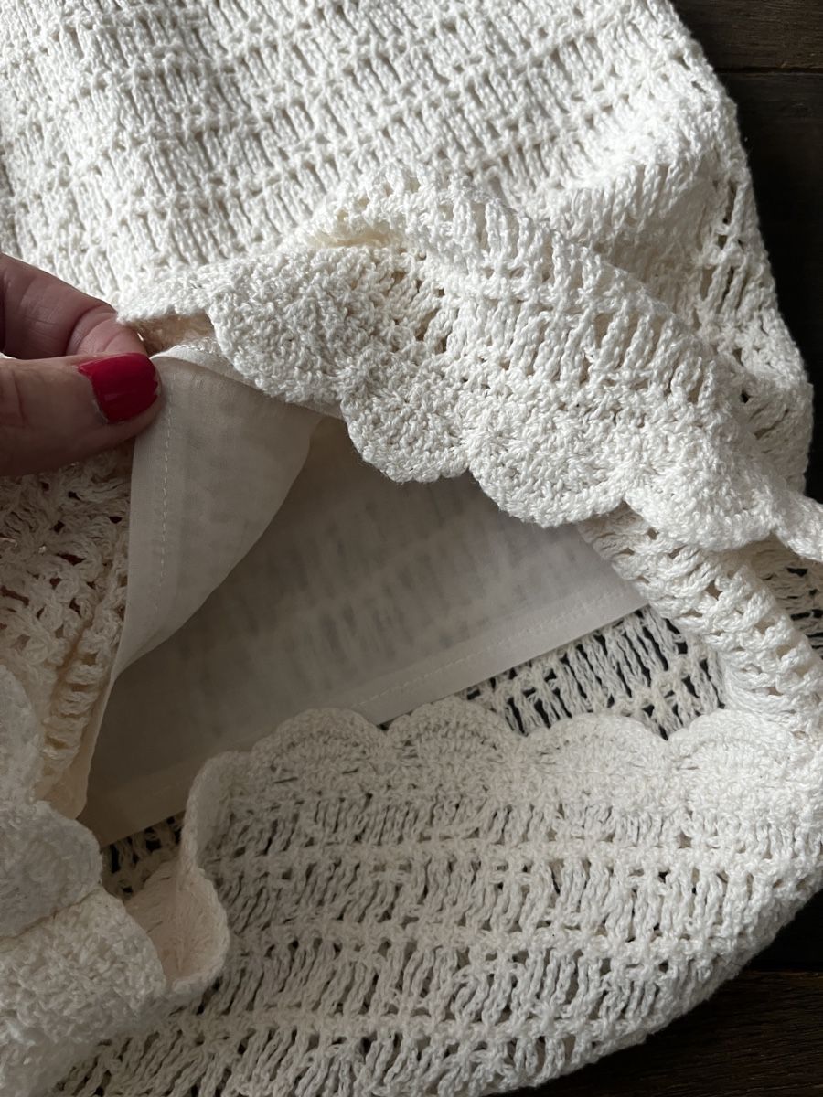 Pantaloni: Short crochet fille 10 ans/140 – Usato da gland venduto da Moral 2