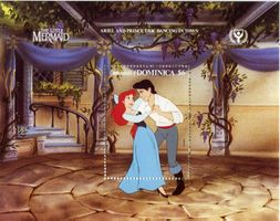 Block "Walt Disney. Arielle, die Meerjungfrau". Dominica
