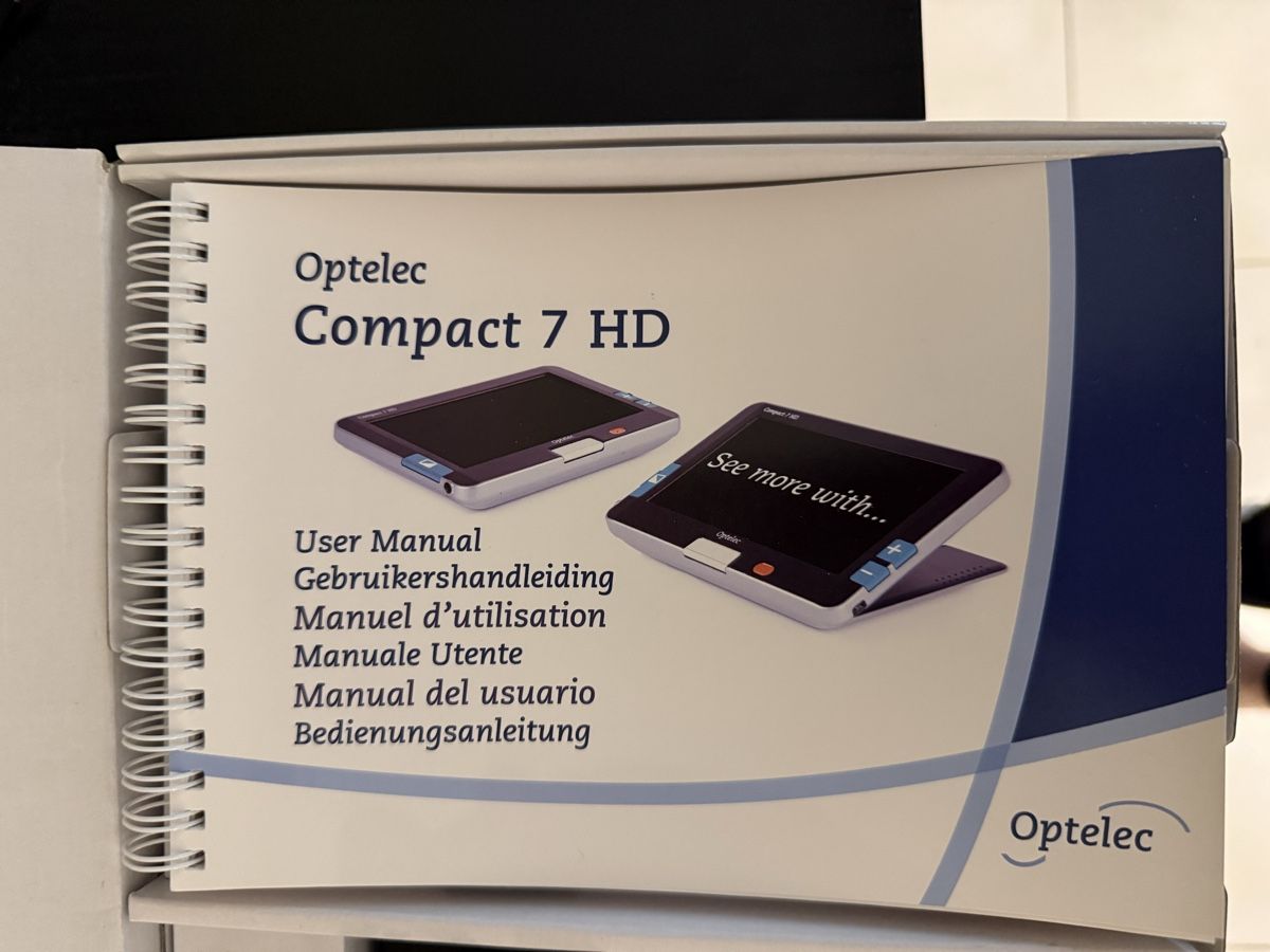Optelec Altro per Ottica: Optelec Compact 7 HD Lesehilfe digitale Lupe – Usato da Ottenbach venduto da tickorus 2