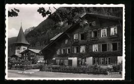 Meiringen, Strassenpartie mit Gasthaus