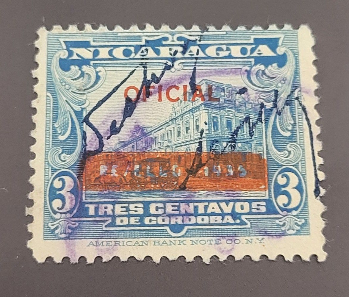 Alle Briefmarken: Nicaragua 1935 briefmarke – Gebraucht aus St Gallen von Stampsalshobby