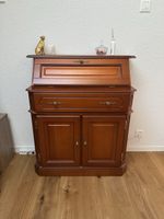 Sekretär aus Holz mit Schublade und zwei Türen braun