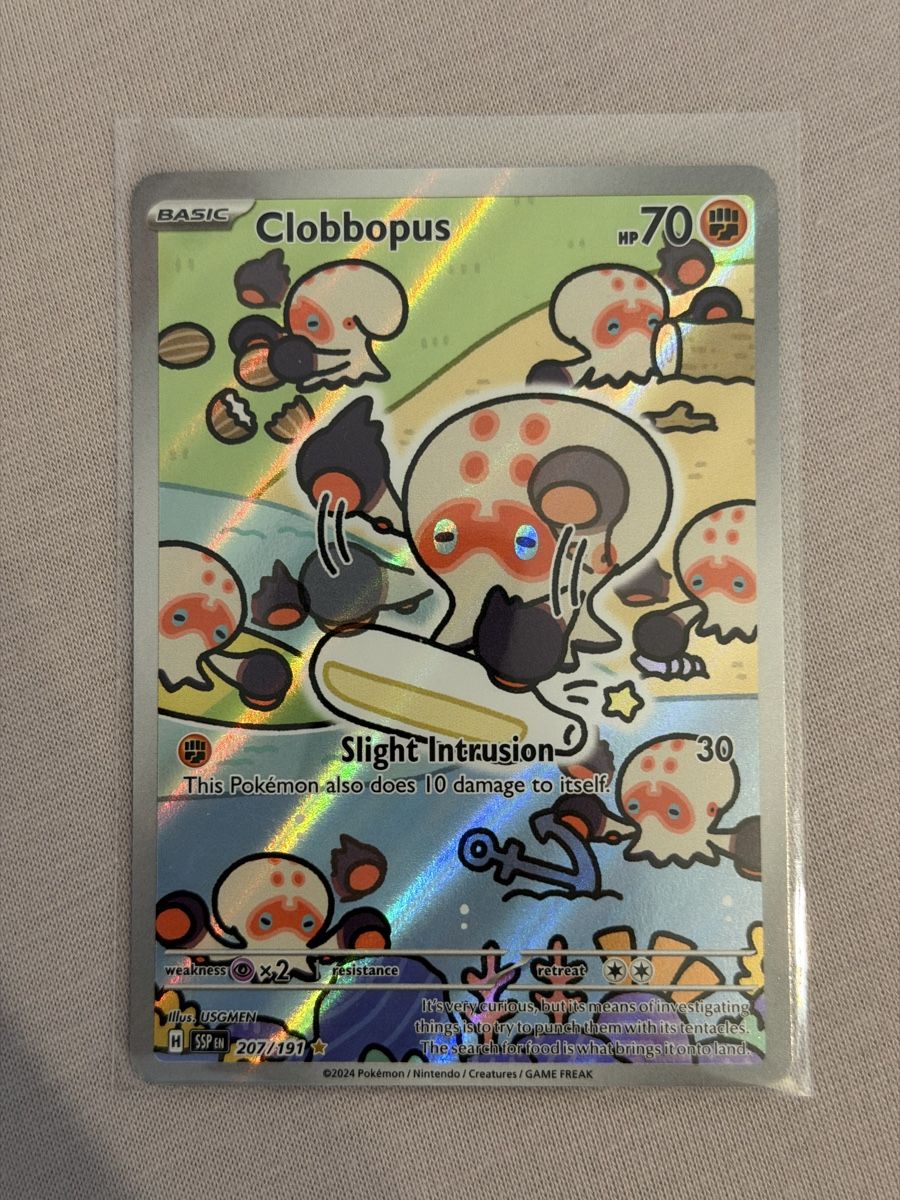 Pokémon Sammelbilder & Trading cards: Pokémon Clobbopus 207/191 Surging Sparks  – Neu (gemäss Beschreibung) aus St. Gallen von Xbylucas
