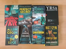 8x Krimis Krimi Thriller Psychothriller