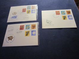 PJ 1965 FDC und Spezial Briefe mit Serie 1965