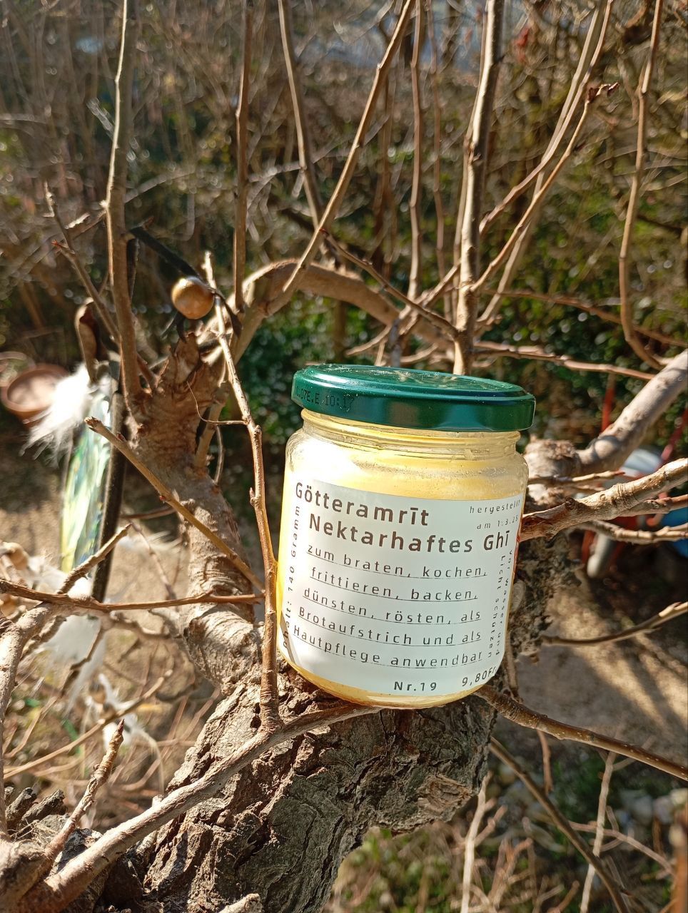 Cibi & Specialità: Ghee – Nuovo e nell'imballaggio originale da Oberwil-Lieli venduto da RadhaKrishnaDas