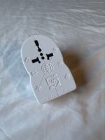Reisestecker mit USB Anschluss - Weiss