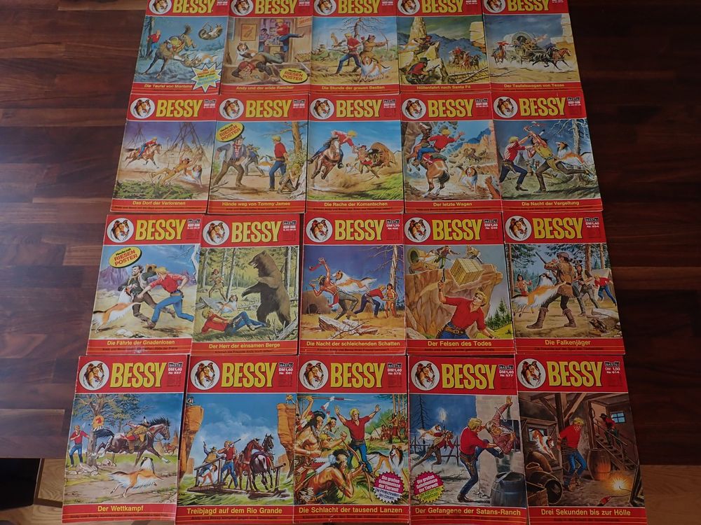 20 alte BESSY Comic Hefte BASTEI Verlag ab 1965 (Gebraucht) in ...