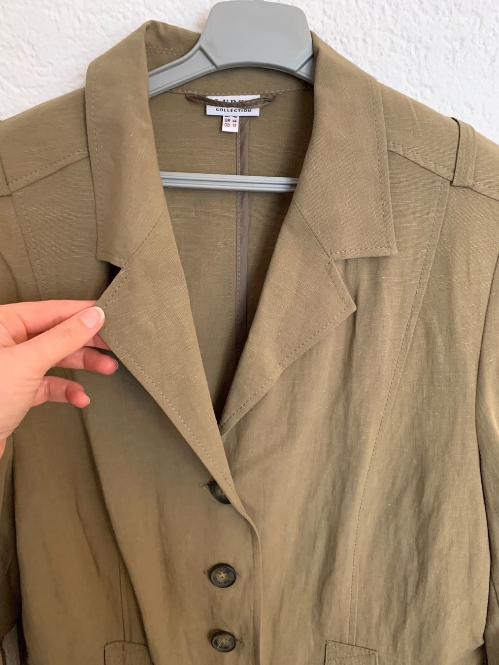 Jacken: Lebek Leinen Jacke Bluse Gr. 38 – Gebraucht aus Fislisbach von KolibriSecondhand 2