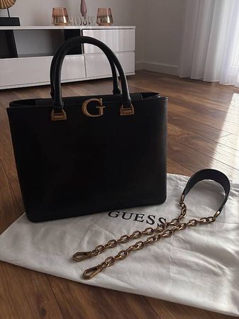 Guess Handtasche schwarz gold - Top Zustand 