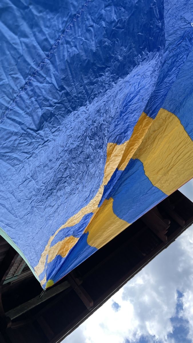 Altro: TOP: Spinaker-Segel blau gelb ca. 7m x 3m – Usato da Kriens venduto da Mikyy 8