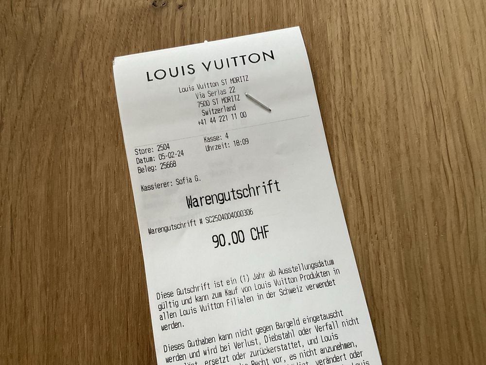 Louis Vuitton Gutschein Kaufen