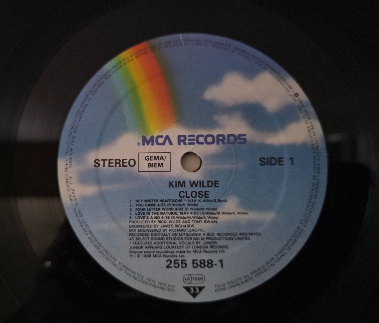 Schallplatten: Kim Wilde LP – Close – Gebraucht aus Root von atelier22 2