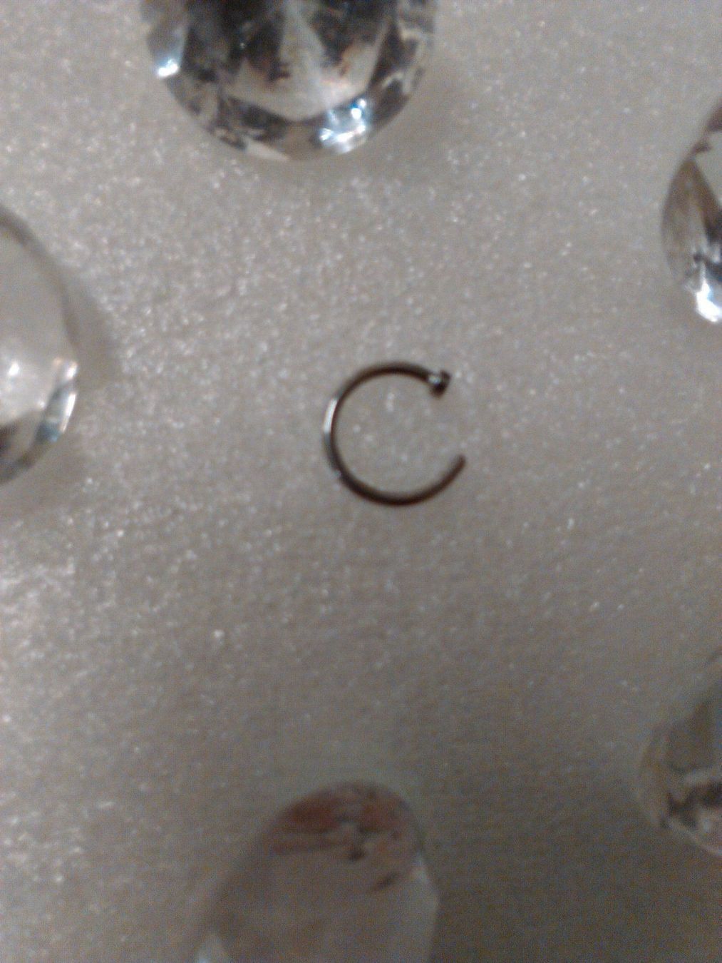 Bijoux piercing: EDELSTHAL LIPPENPIERCING;SILBER FARBE – Neuf (Voir description) à Basel par bijoutrie_4 2