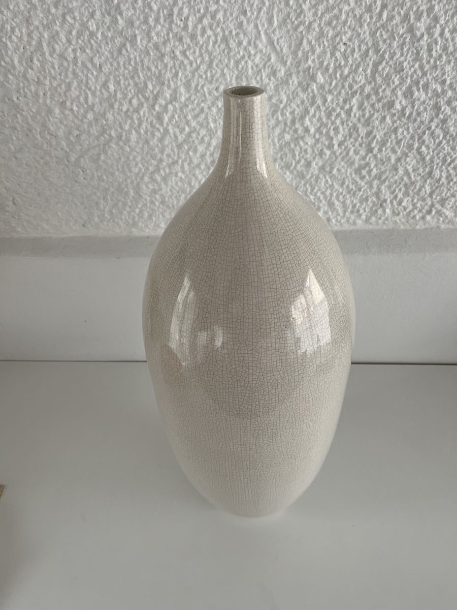Vasen & Gefässe: Bodenvase aus Keramik / Krakelee Oberfläche – Gebraucht aus Wetzikon ZH von seli03 1