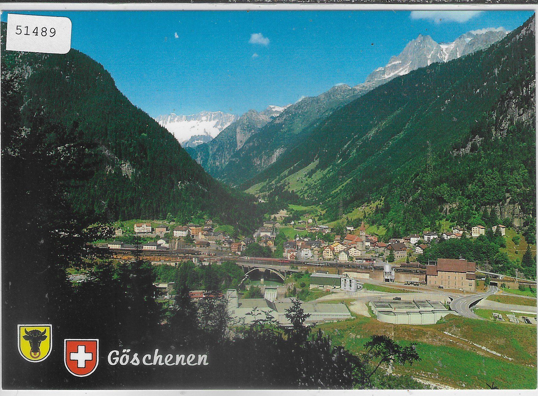 Cartoline postali: Göschenen - Generalansicht – Usato da Ettingen venduto da Kartenplanet