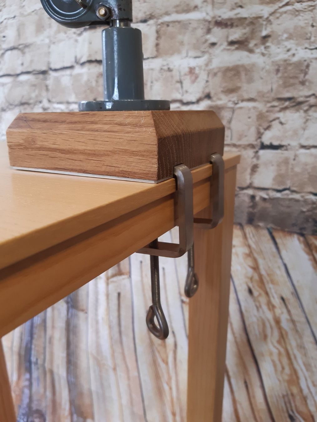 Lampade: Restaurierte alte Werkstattlampe SIS – Usato da Winterthur venduto da lampenretter 5