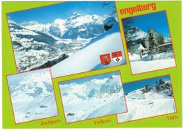 Engelberg - 5 Bild AK