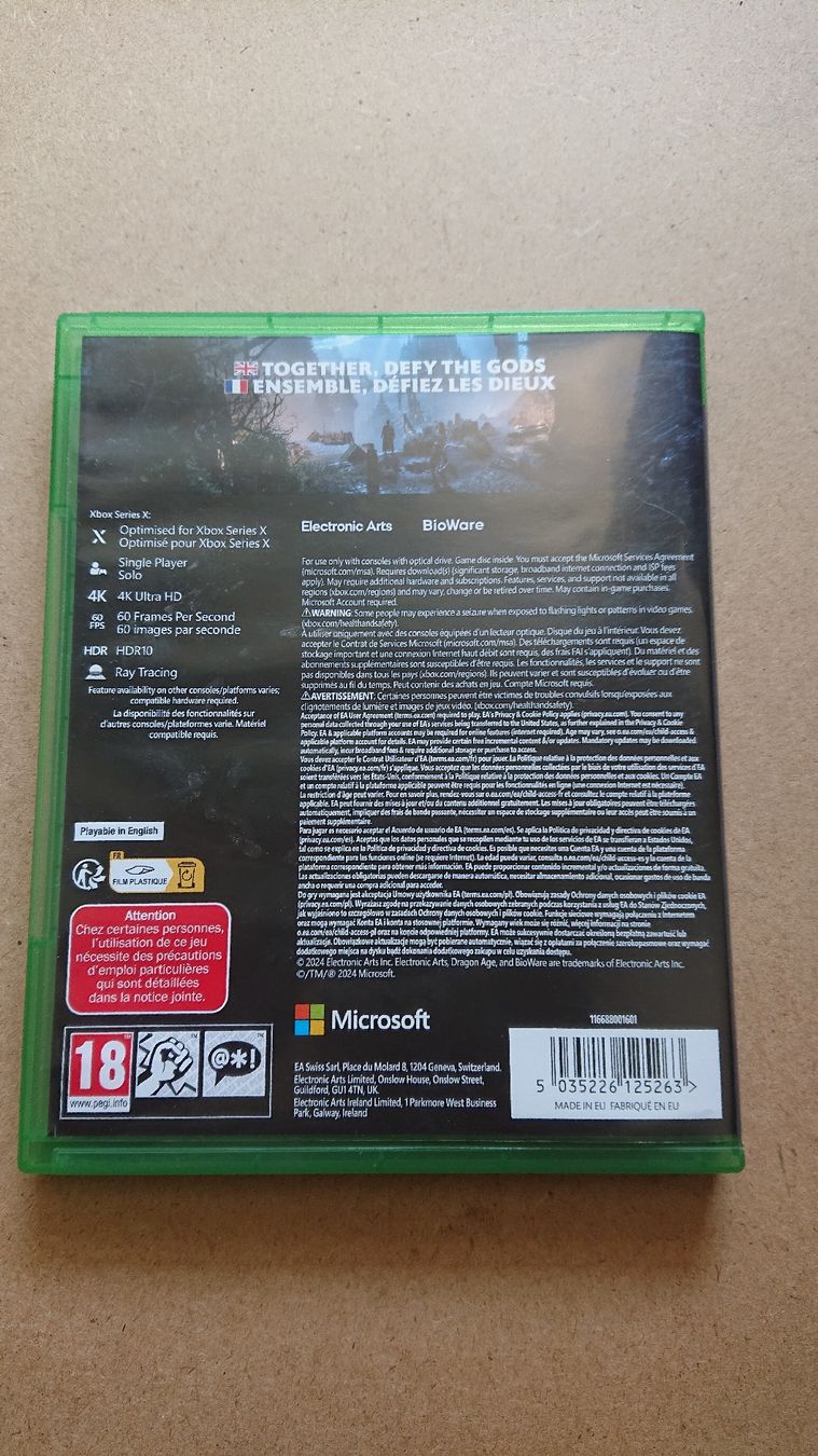 Spiele: Dragon Age The Veilguard Xbox Series X  – Gebraucht aus Chur von FreakofRarity 1