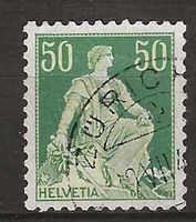 CH113y - Helvetia avec épée 113y obl. Zurich