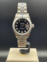 Rolex Lady-Datejust  26mm Schwarz Diamanten Full set