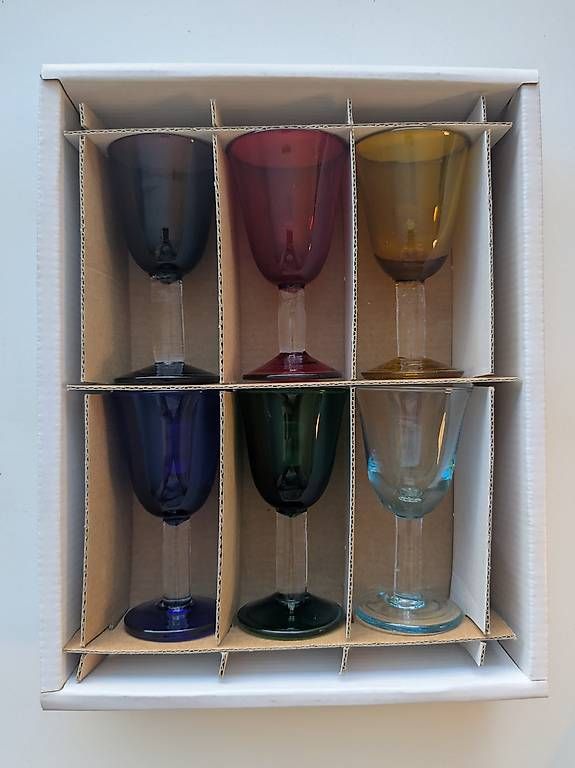 Bicchieri: Bunte Murano Gläser – Usato da Wettingen venduto da S_Runa 4
