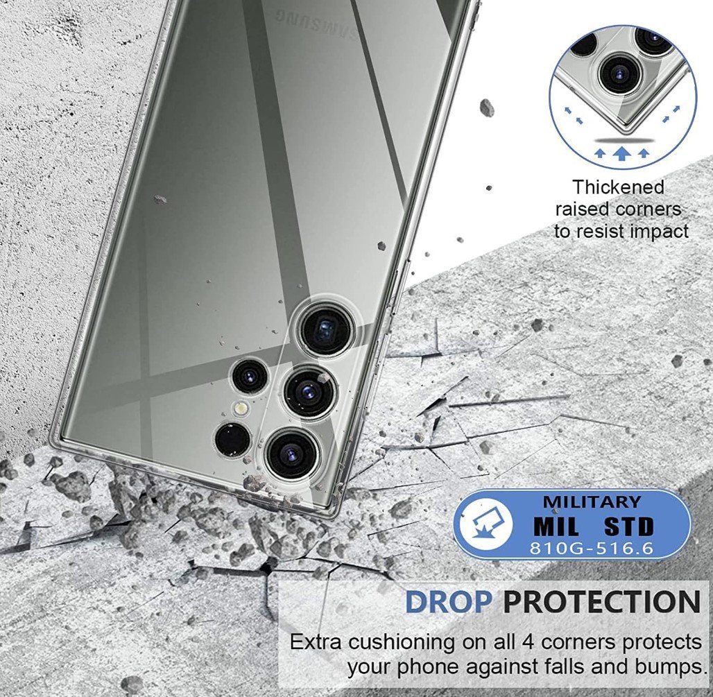 Cover & Protezioni schermo: Galaxy S23 Ultra Liquid Silicone Case Hülle Clear – Nuovo e nell'imballaggio originale da Rorschacherberg venduto da elektrofreak 2