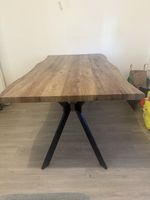 Esstisch Holz Metallgestell