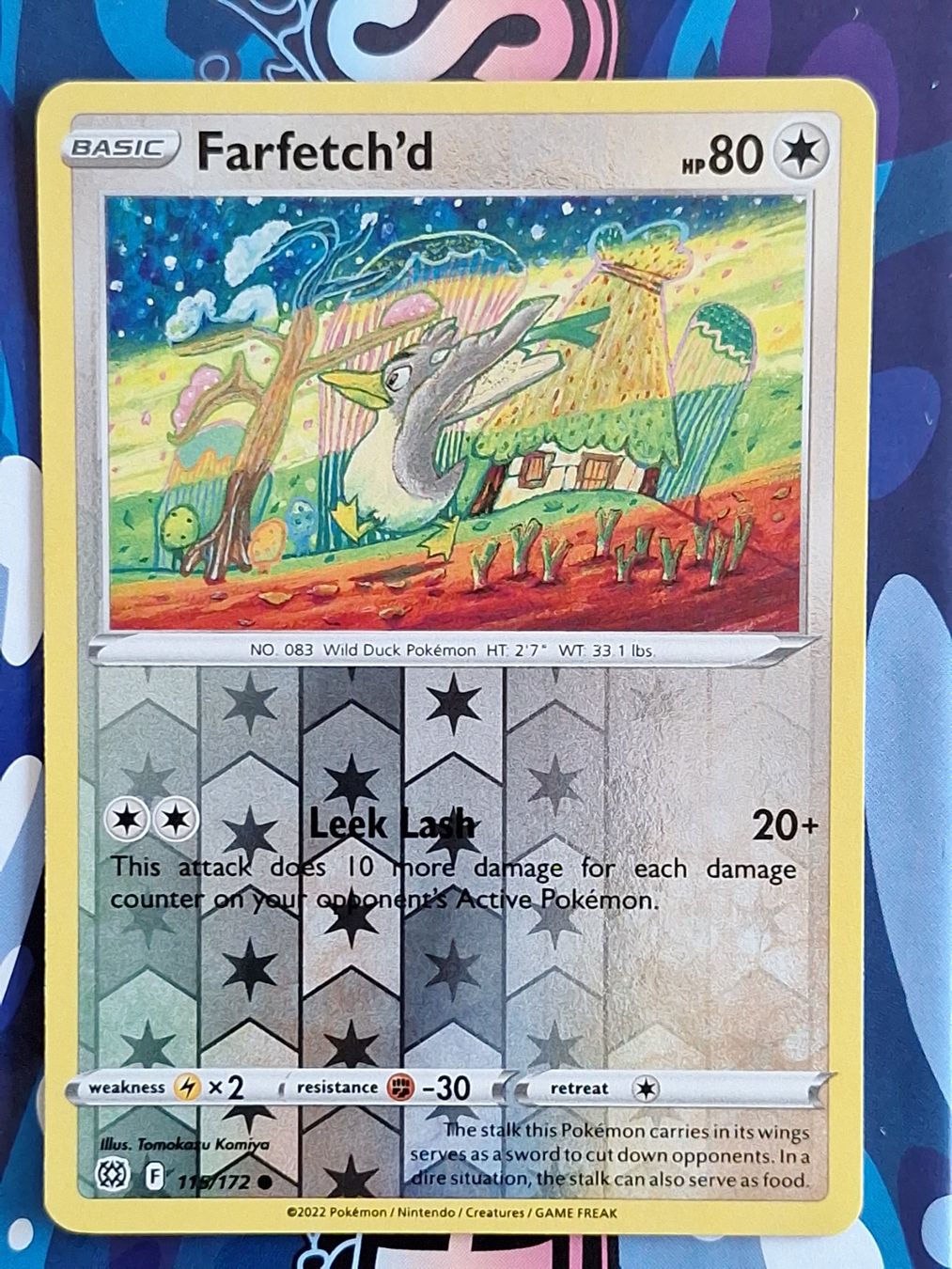 Pokémon Carte collezionabili: Farfetch'd - Reverse Holo Brilliant Stars - #2Ord – Usato da Altstätten SG venduto da GGsGameshop