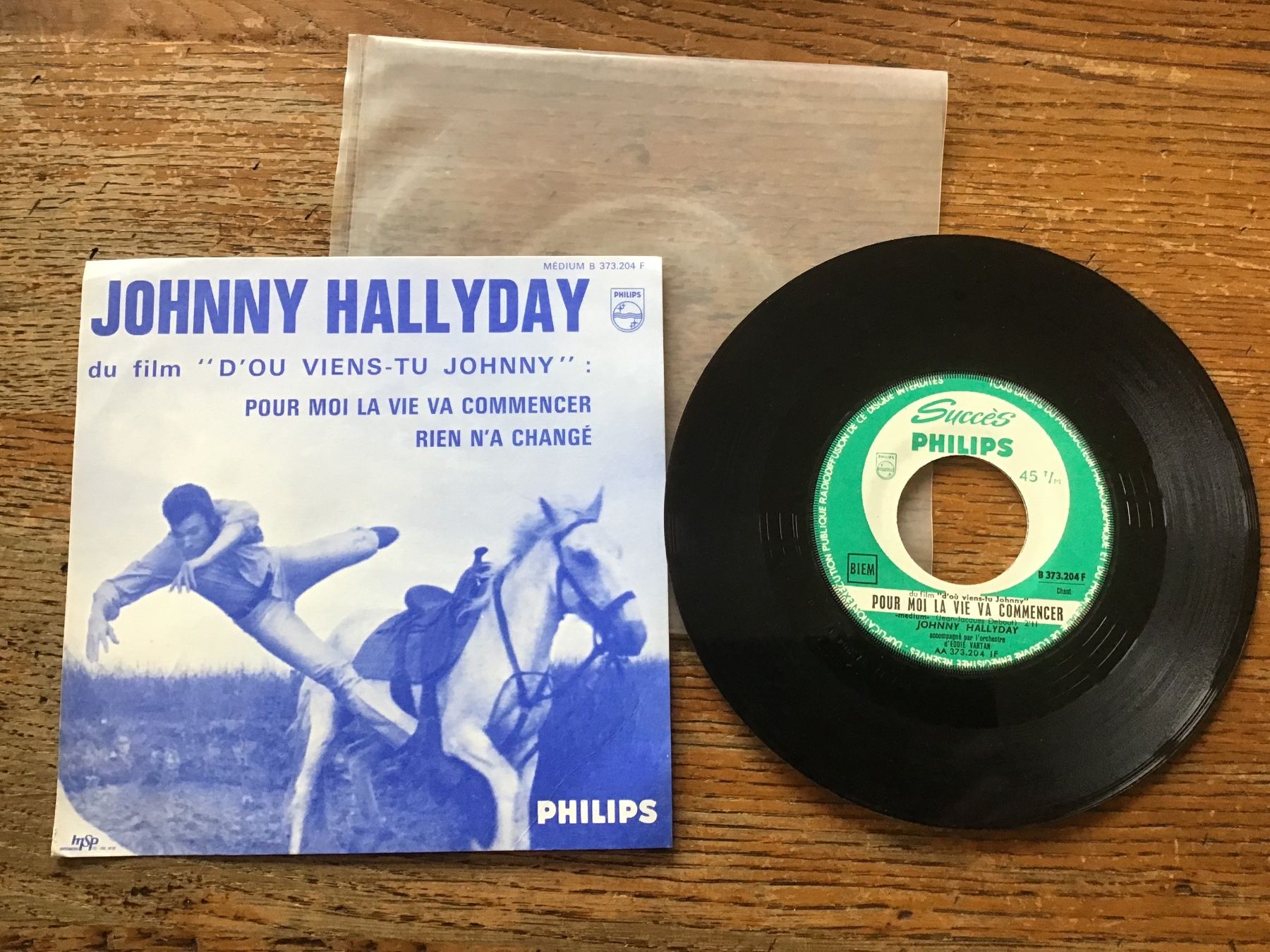 Schallplatten: 45 tours jukebox Johnny Hallyday – Gebraucht aus Fully von Ruby97 1