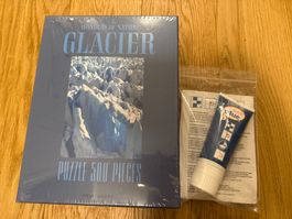 NEU! Glacier Puzzle 500 Teile + Puzzle-Kleber