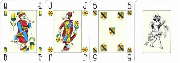 Giochi: Poker Karten SWISS Combi – Nuovo e nell'imballaggio originale da Humlikon venduto da GX30 1