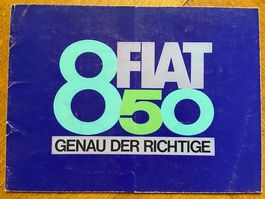 FIAT 850 Prospekt ca 1966 deutsch - brochure - catalogue