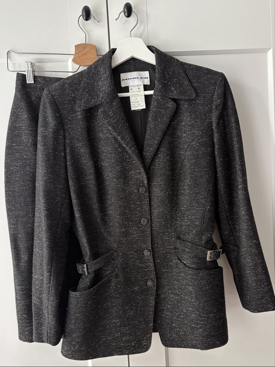 Mugler Completi & Tailleur: Wool Vintage Mugler Suit – Usato da Nyon venduto da My_wardrobe